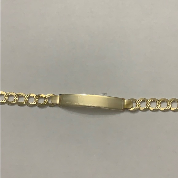 14K GOLD NAME PLATE BRACELET!